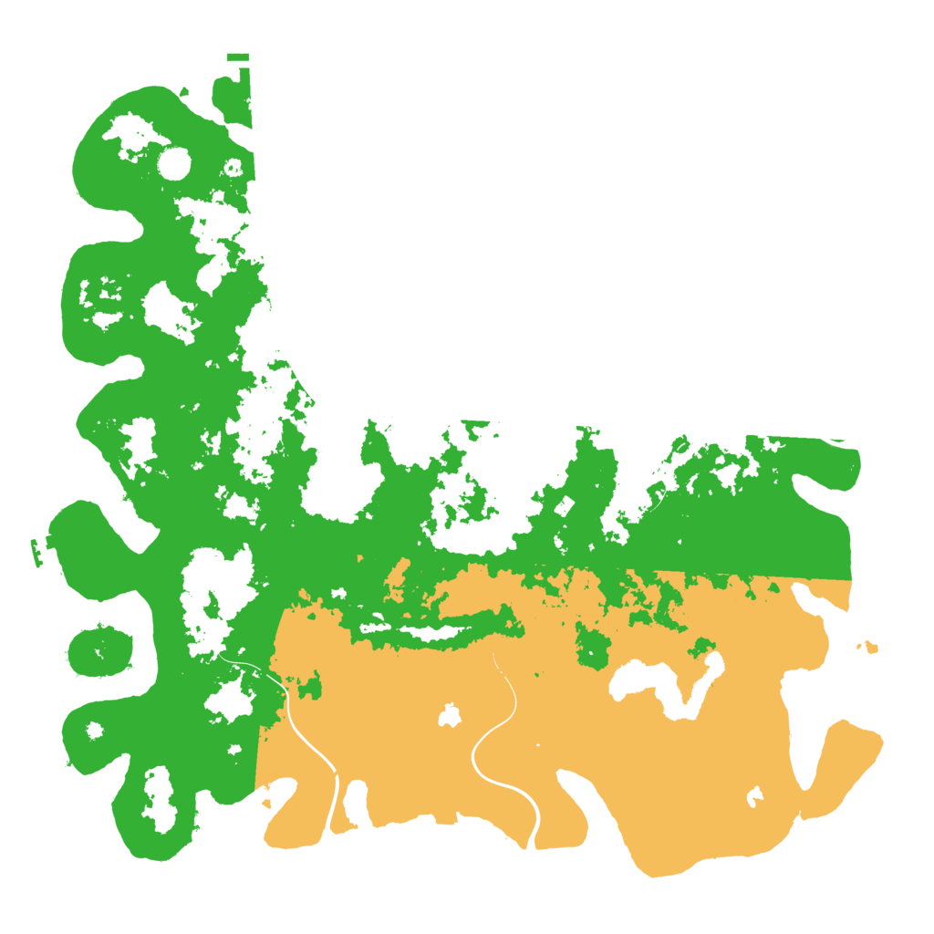 Biome Rust Map: Procedural Map, Size: 5000, Seed: 284450081