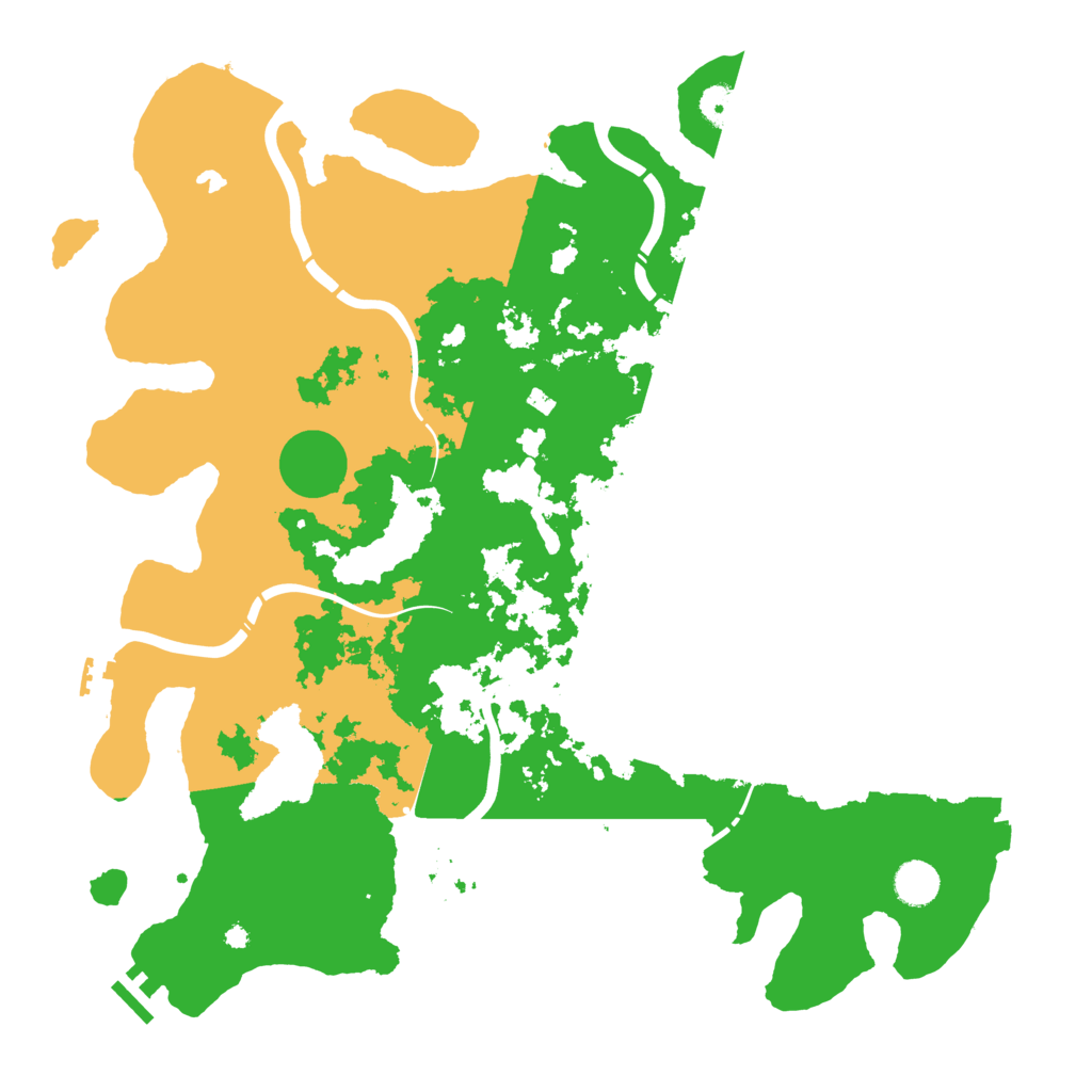 Biome Rust Map: Procedural Map, Size: 4250, Seed: 104814