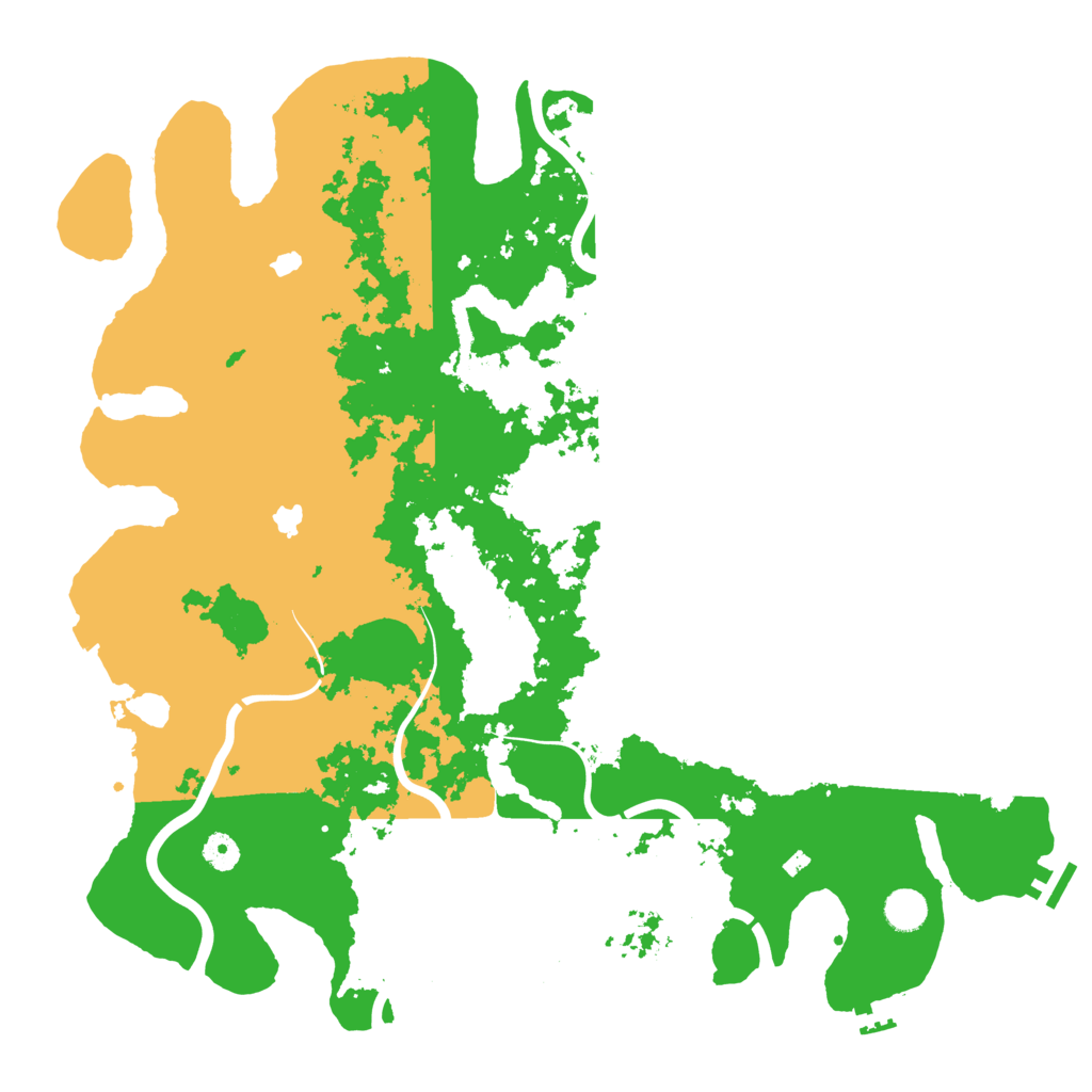 Biome Rust Map: Procedural Map, Size: 4500, Seed: 230473