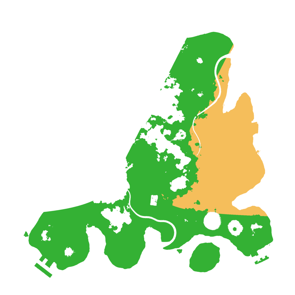 Biome Rust Map: Procedural Map, Size: 3000, Seed: 1357147001