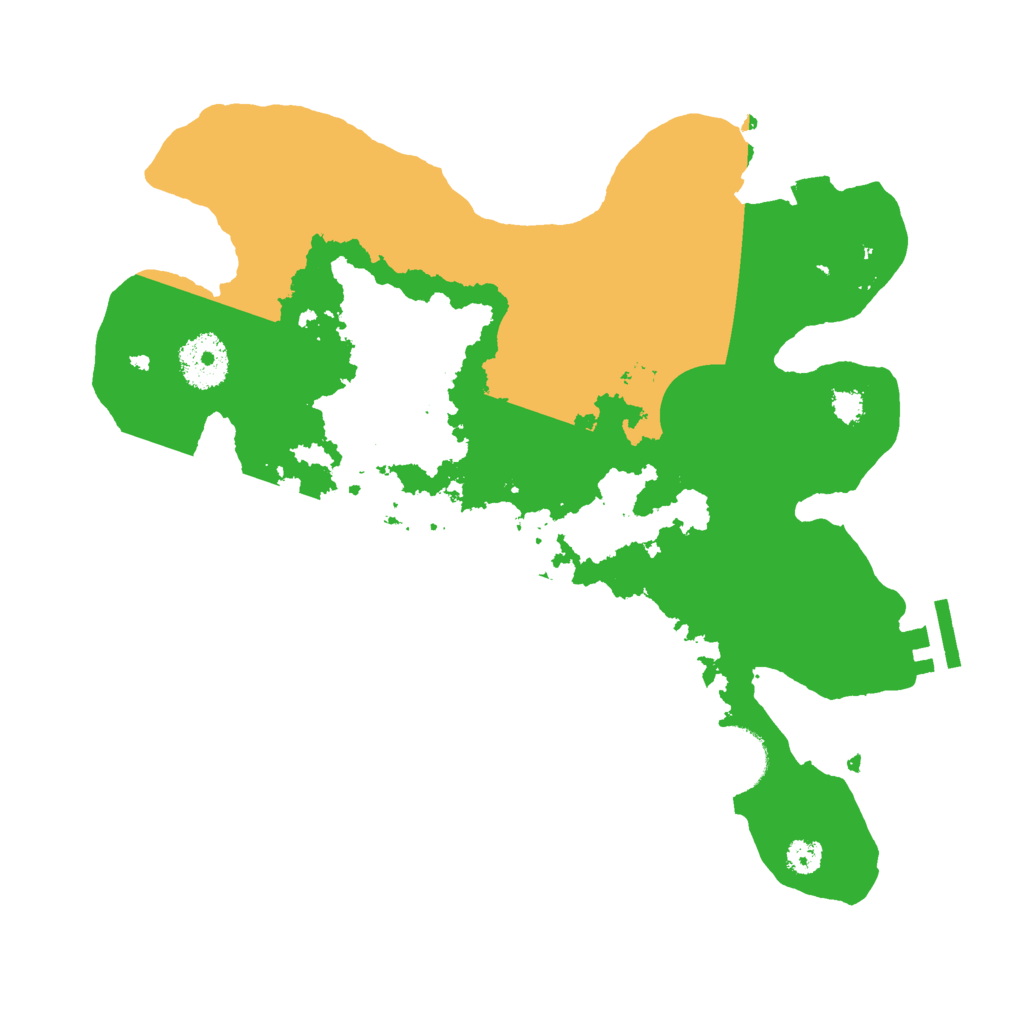 Biome Rust Map: Procedural Map, Size: 3000, Seed: 1791173774