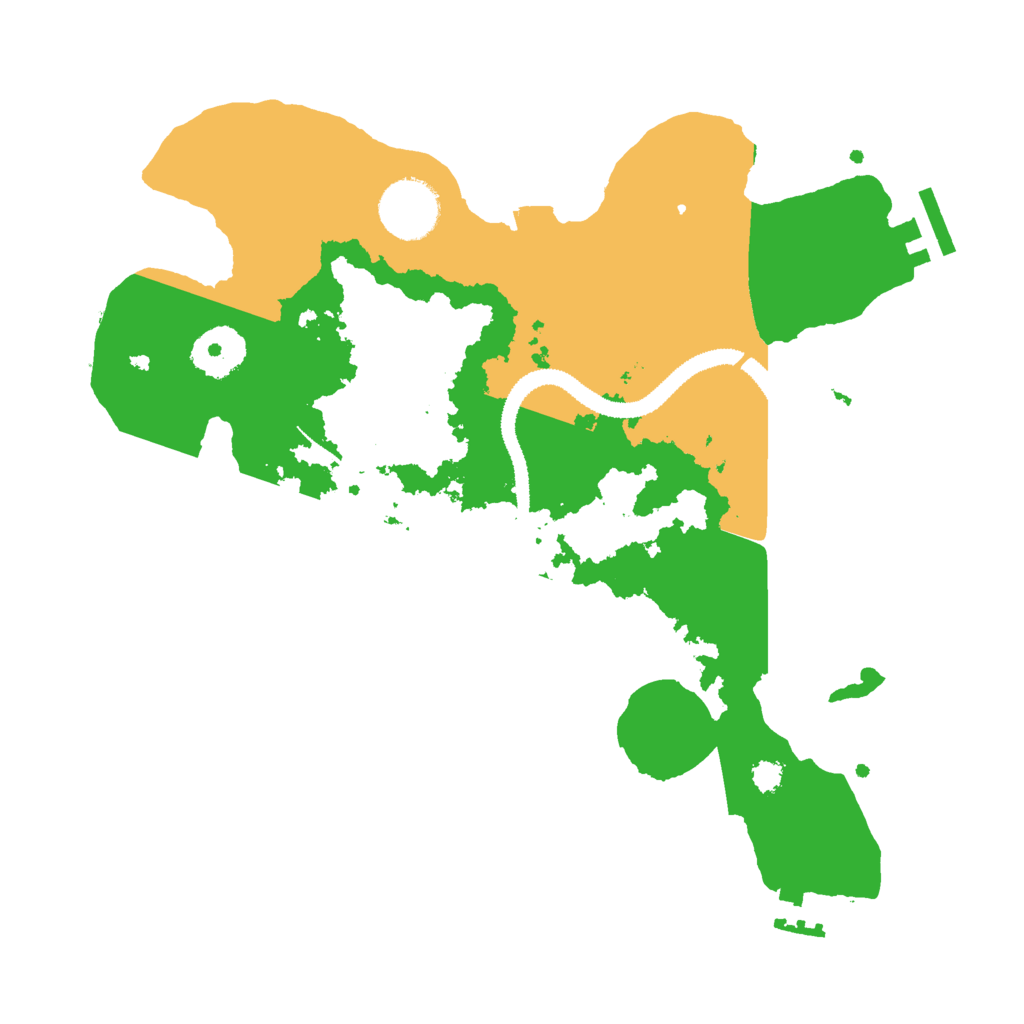 Biome Rust Map: Procedural Map, Size: 3000, Seed: 1791173774