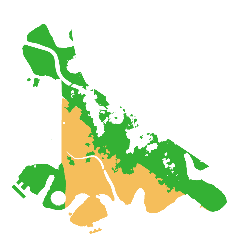 Biome Rust Map: Procedural Map, Size: 3000, Seed: 65872