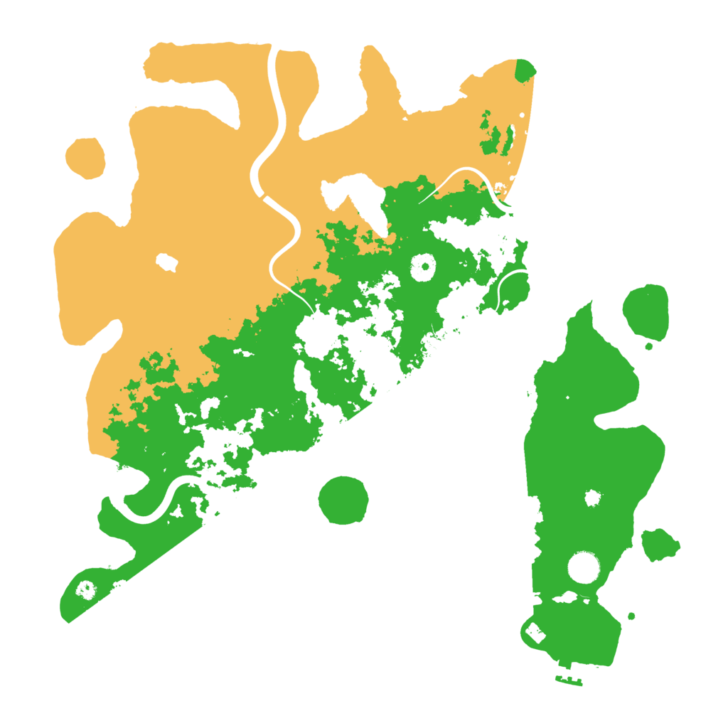 Biome Rust Map: Procedural Map, Size: 4000, Seed: 568745