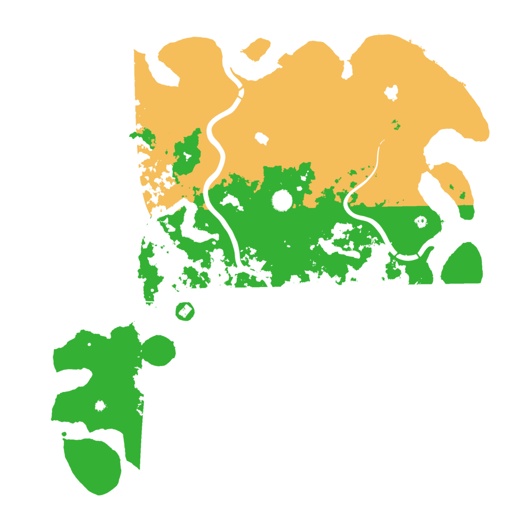 Biome Rust Map: Procedural Map, Size: 4500, Seed: 500777372