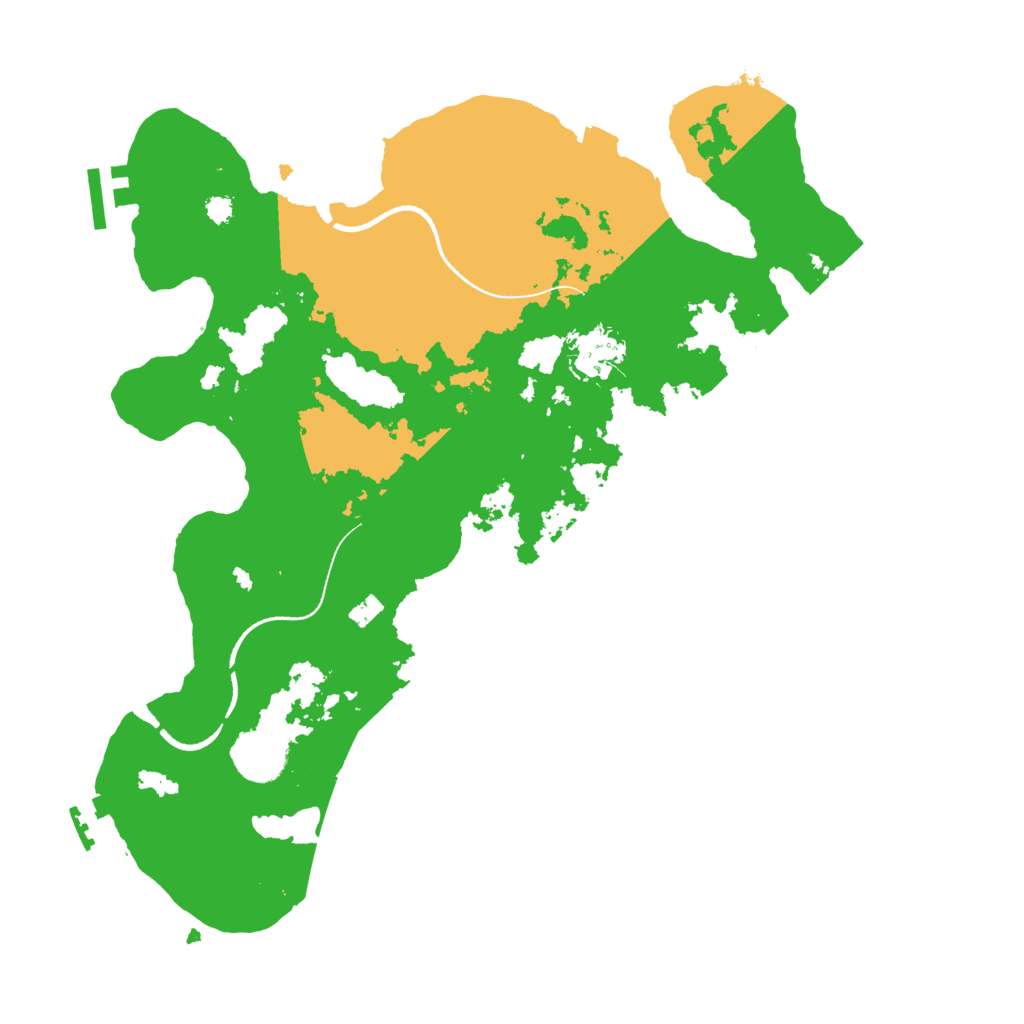 Biome Rust Map: Procedural Map, Size: 3400, Seed: 419944198