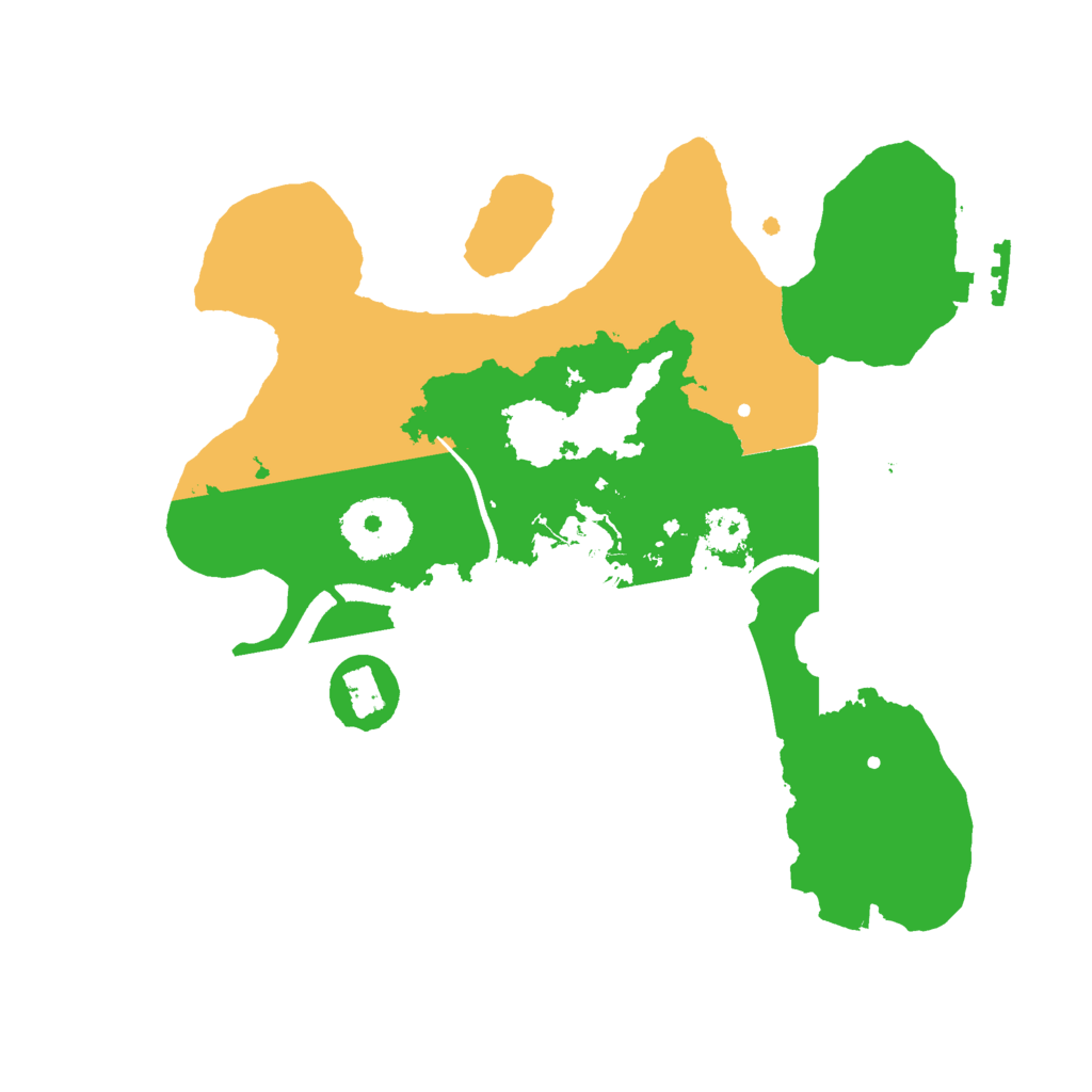 Biome Rust Map: Procedural Map, Size: 2500, Seed: 52348