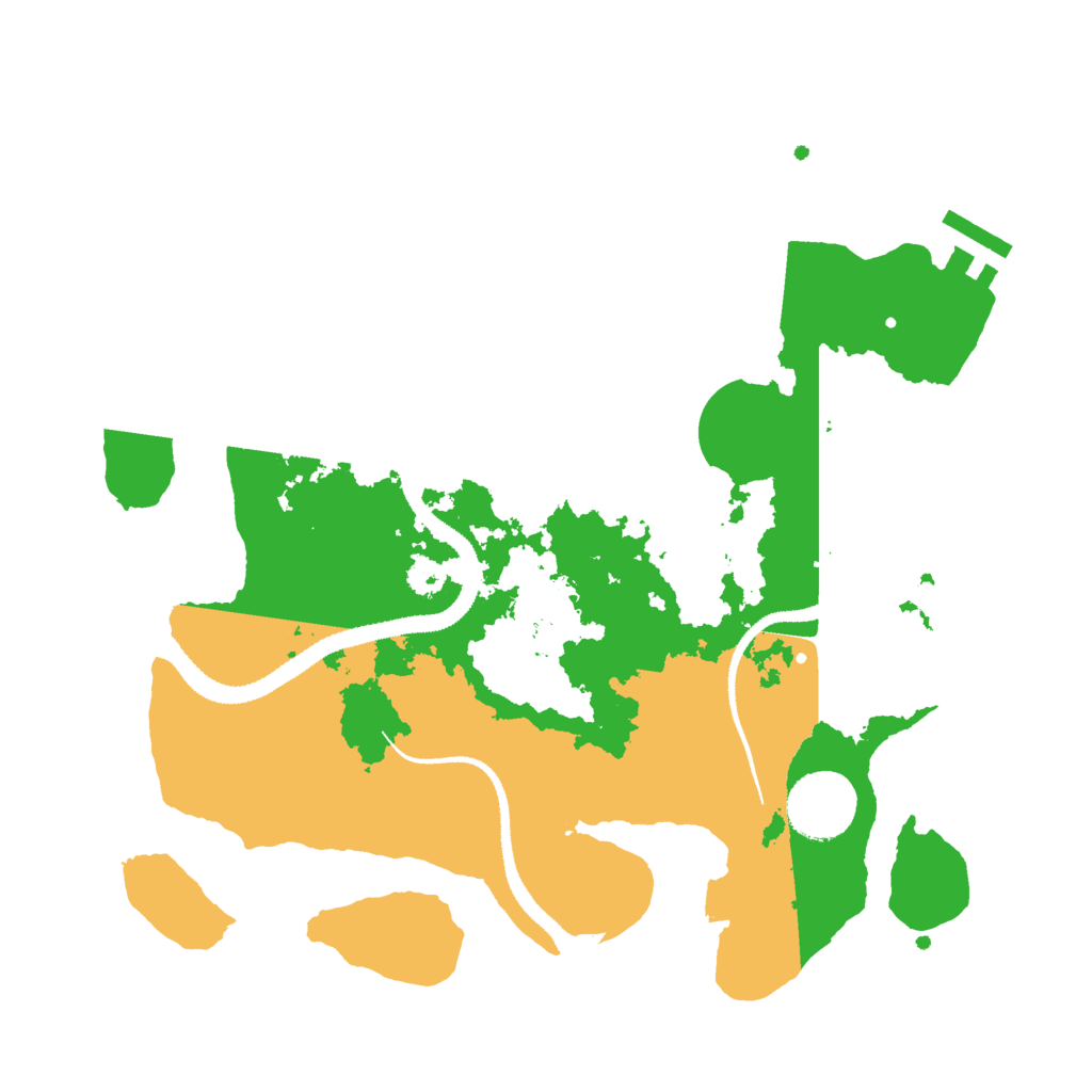 Biome Rust Map: Procedural Map, Size: 3000, Seed: 1549469117