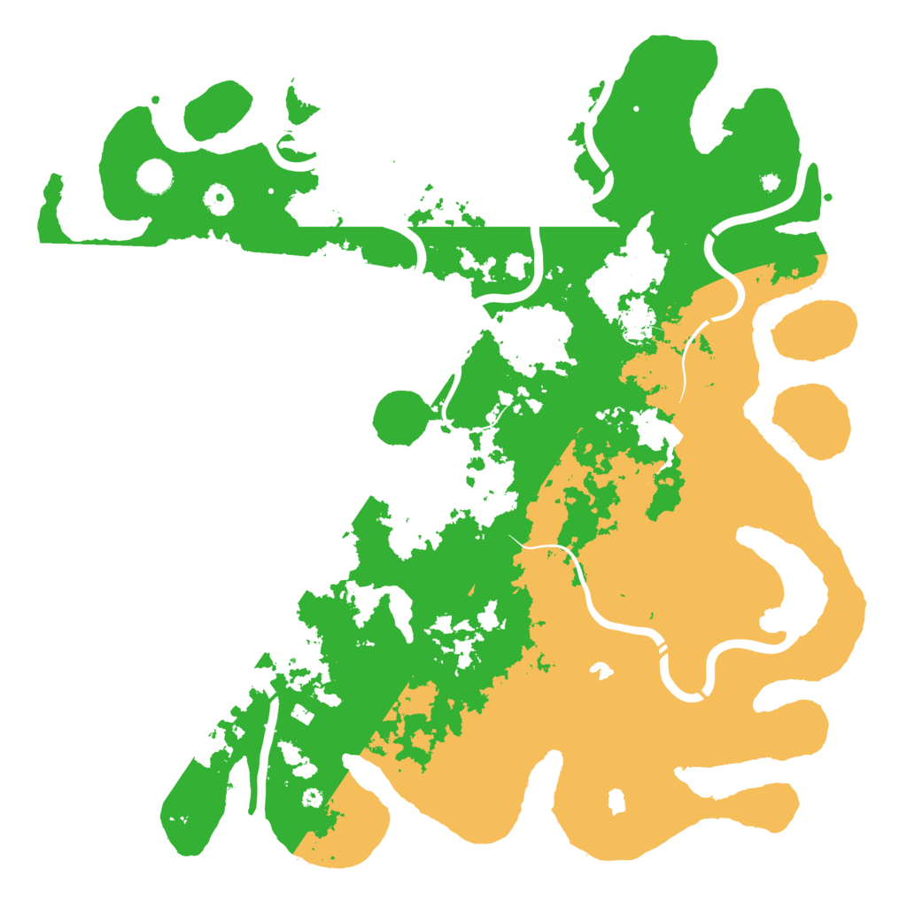 Biome Rust Map: Procedural Map, Size: 4500, Seed: 534517299