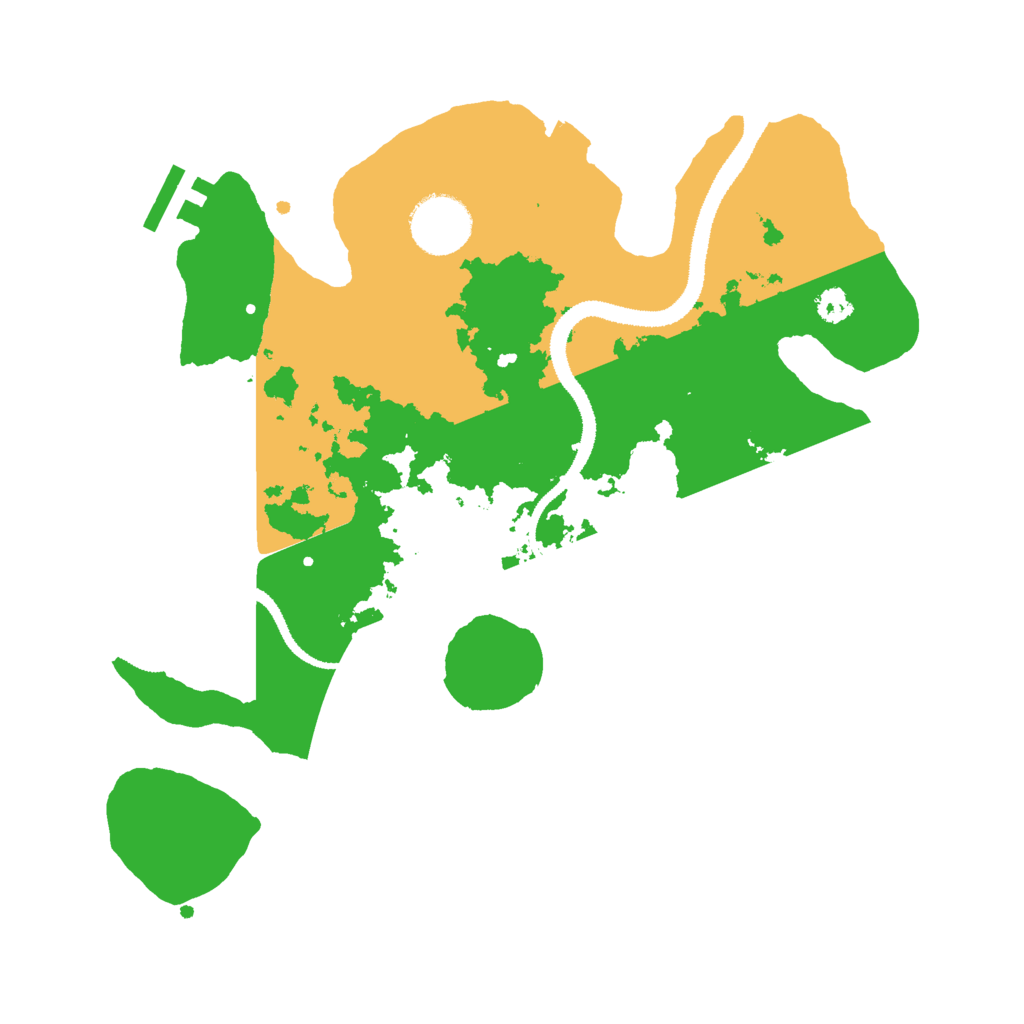 Biome Rust Map: Procedural Map, Size: 3000, Seed: 4426449