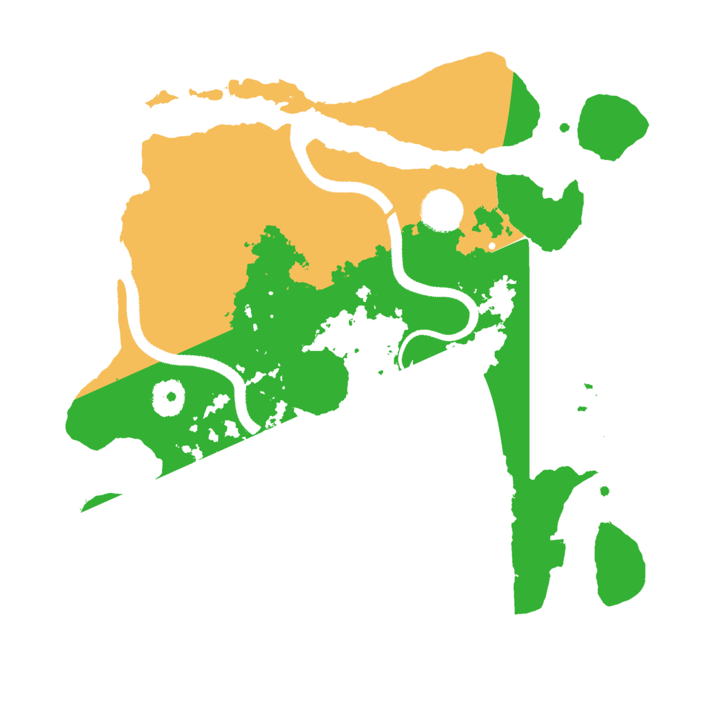 Biome Rust Map: Procedural Map, Size: 3000, Seed: 541616271
