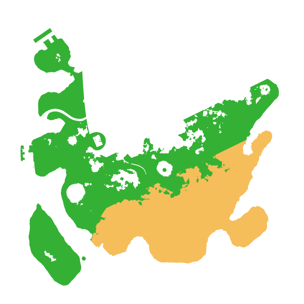 Biome Rust Map: Procedural Map, Size: 3000, Seed: 81812353
