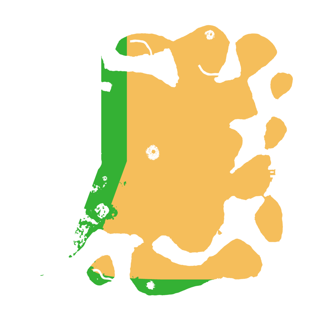 Biome Rust Map: Procedural Map, Size: 3500, Seed: 176076001