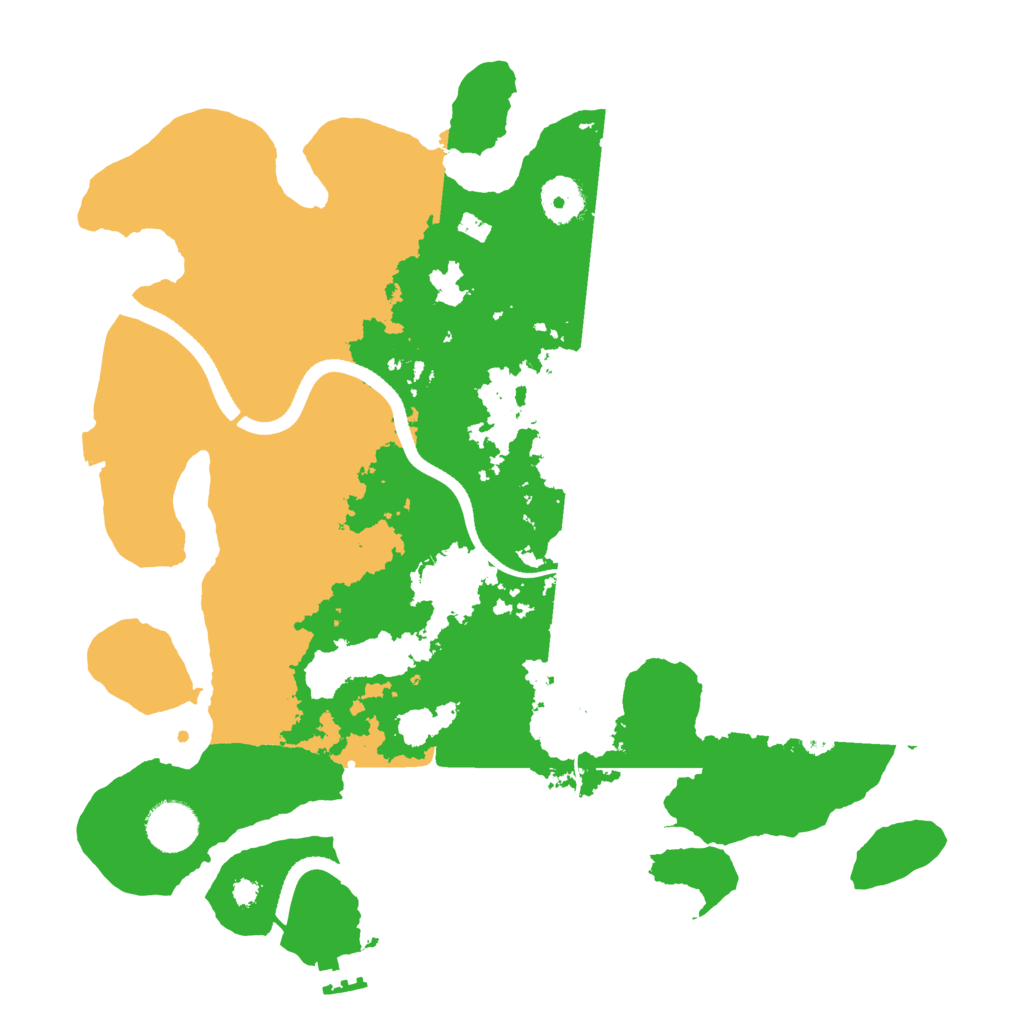 Biome Rust Map: Procedural Map, Size: 3500, Seed: 1552903303