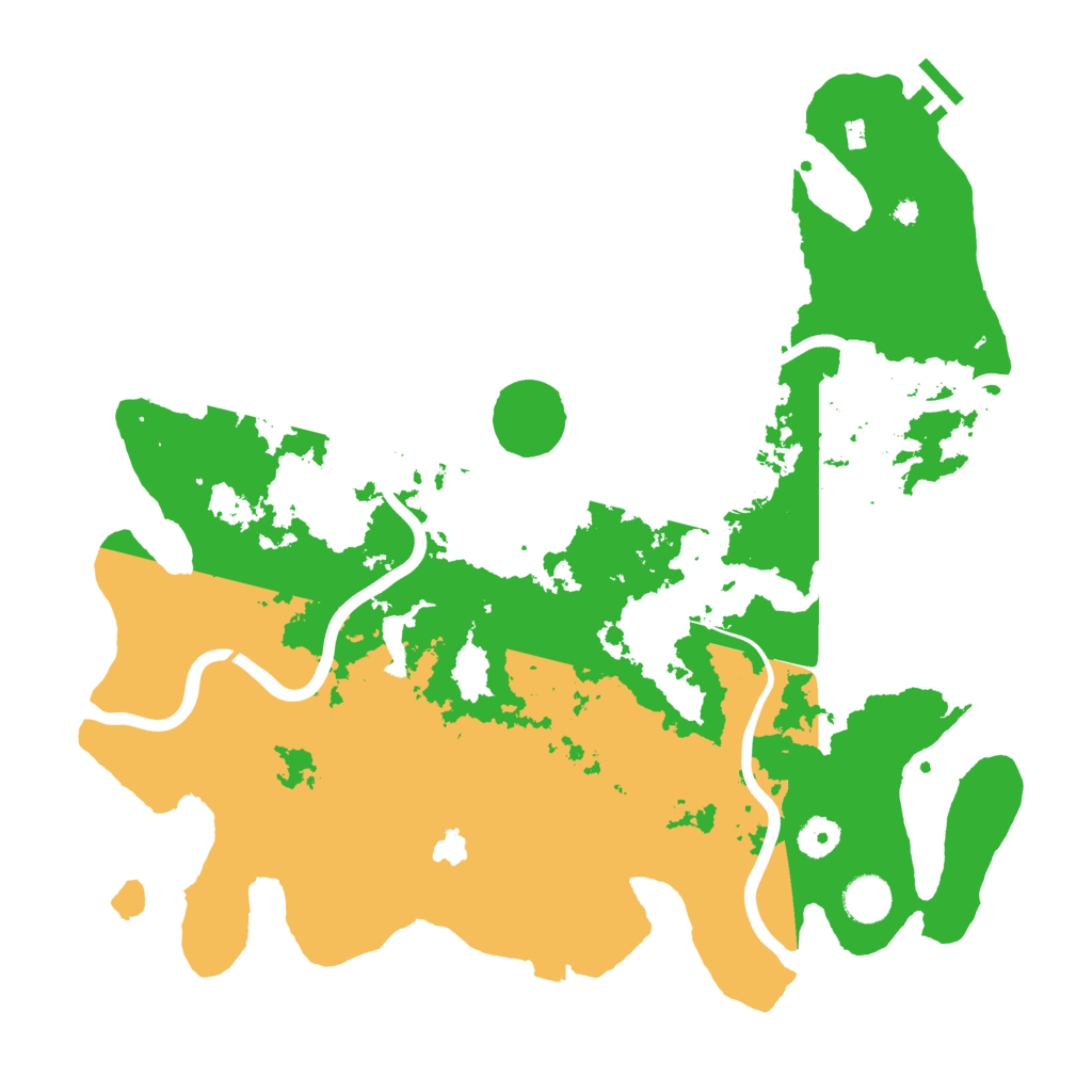Biome Rust Map: Procedural Map, Size: 4000, Seed: 3501
