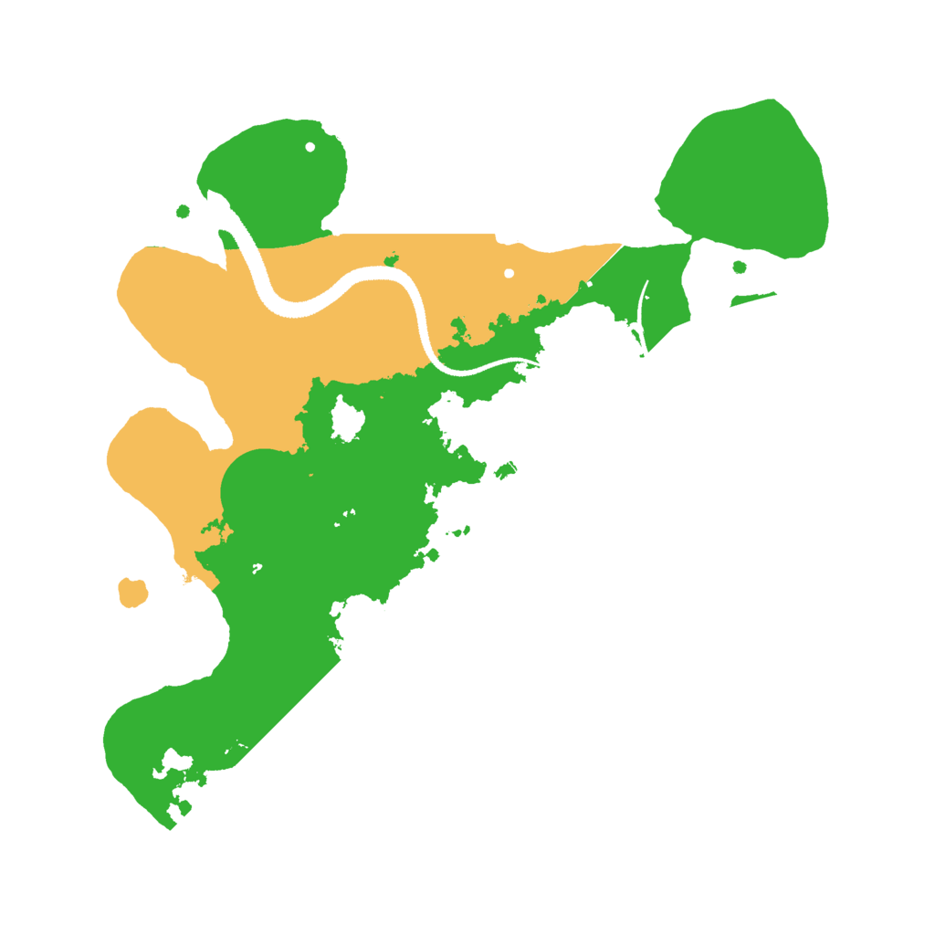 Biome Rust Map: Procedural Map, Size: 2800, Seed: 870007