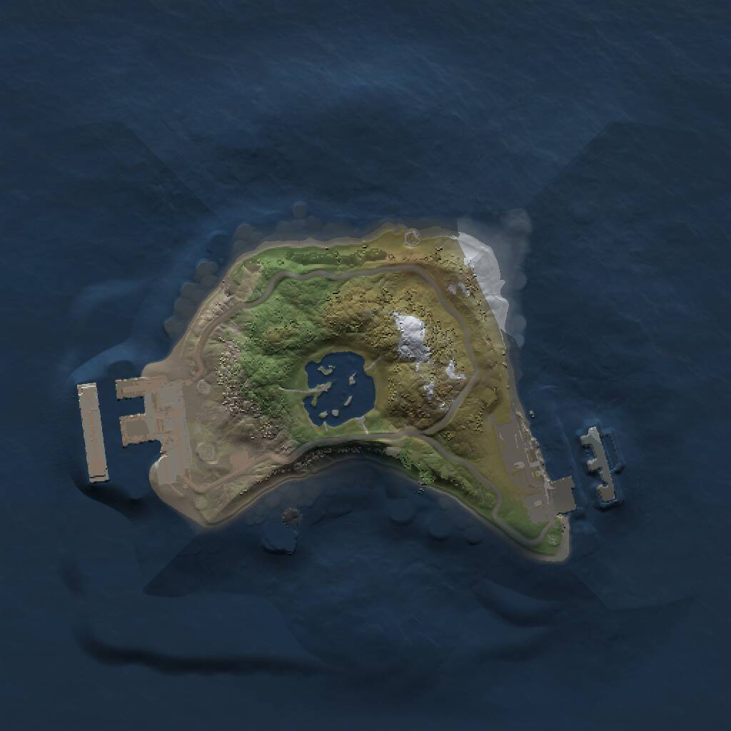 Rust Map: Procedural Map, Size: 1500, Seed: 31231, 4 Monuments