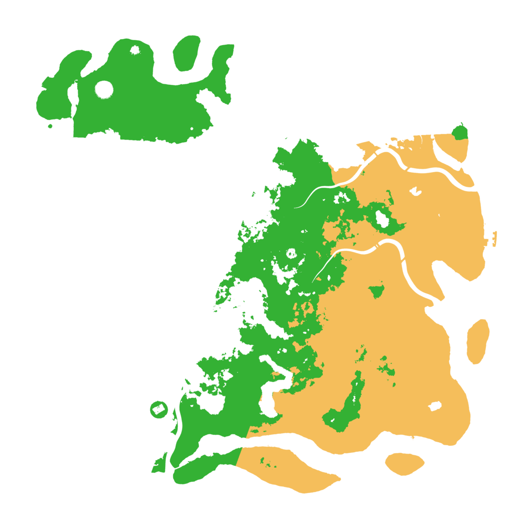 Biome Rust Map: Procedural Map, Size: 5000, Seed: 27113352