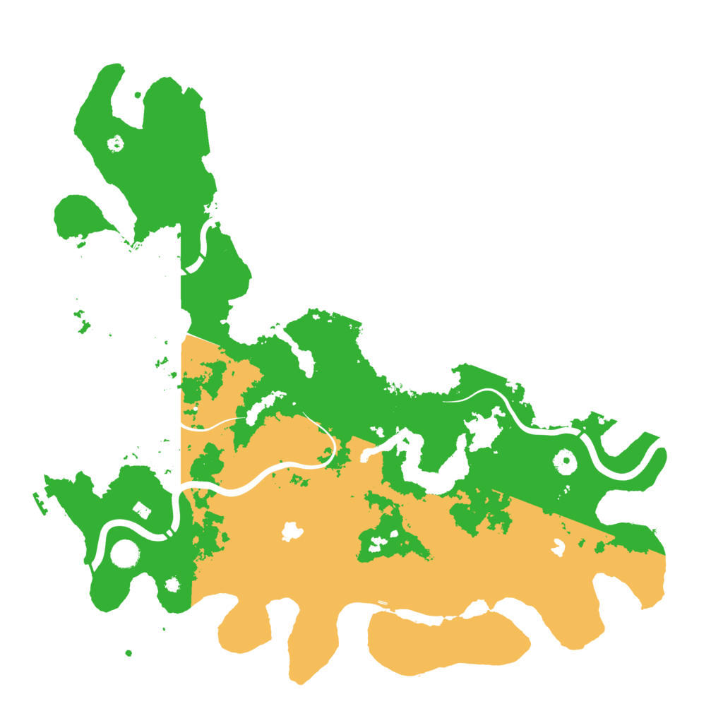 Biome Rust Map: Procedural Map, Size: 4500, Seed: 1921211541