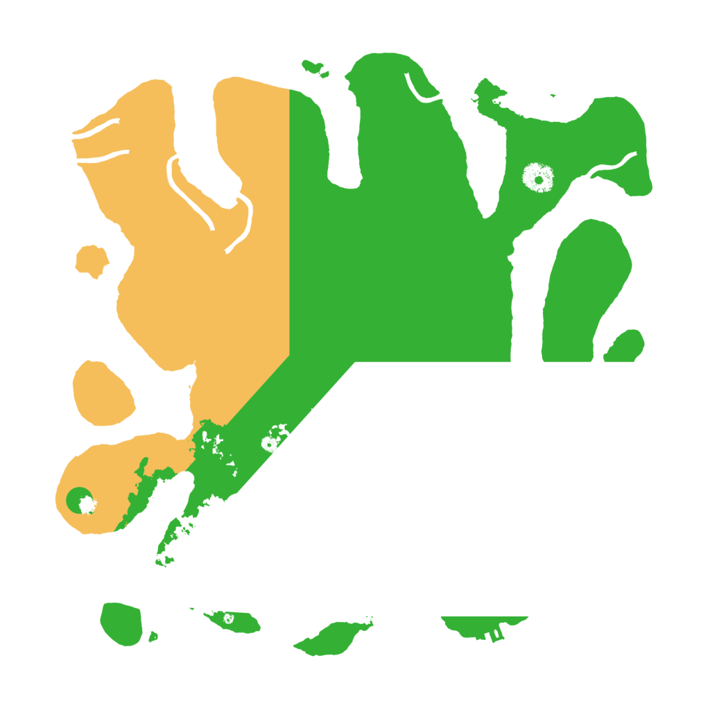 Biome Rust Map: Procedural Map, Size: 3500, Seed: 95726197