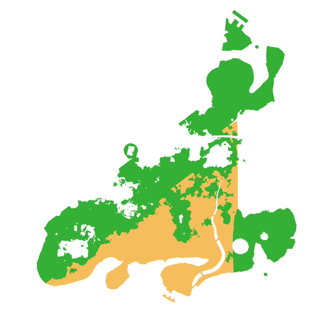Biome Rust Map: Procedural Map, Size: 3600, Seed: 46567867