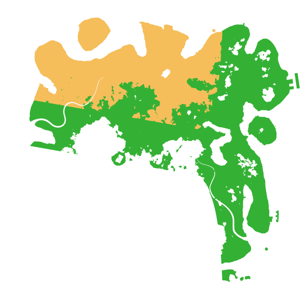 Biome Rust Map: Procedural Map, Size: 4000, Seed: 89548646