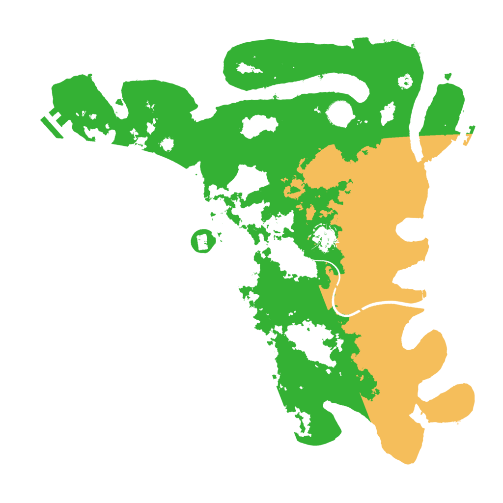 Biome Rust Map: Procedural Map, Size: 3500, Seed: 700347570