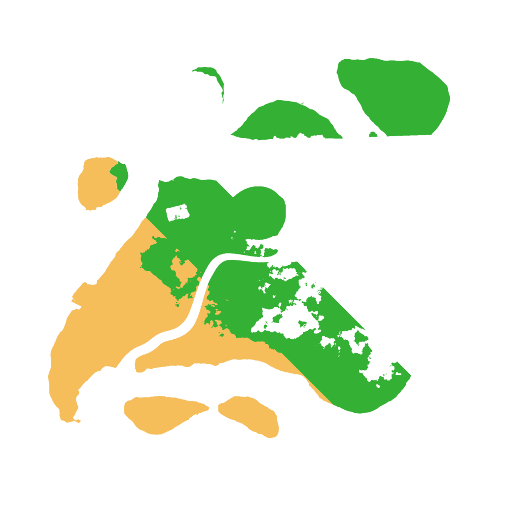 Biome Rust Map: Procedural Map, Size: 2500, Seed: 30594