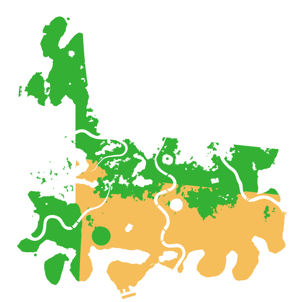 Biome Rust Map: Procedural Map, Size: 4250, Seed: 138414