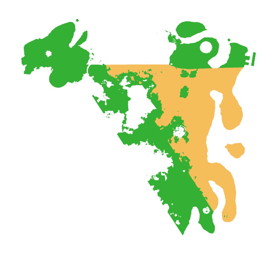 Biome Rust Map: Procedural Map, Size: 3800, Seed: 87554