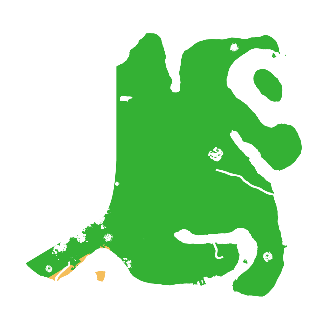 Biome Rust Map: Procedural Map, Size: 3500, Seed: 1898380420