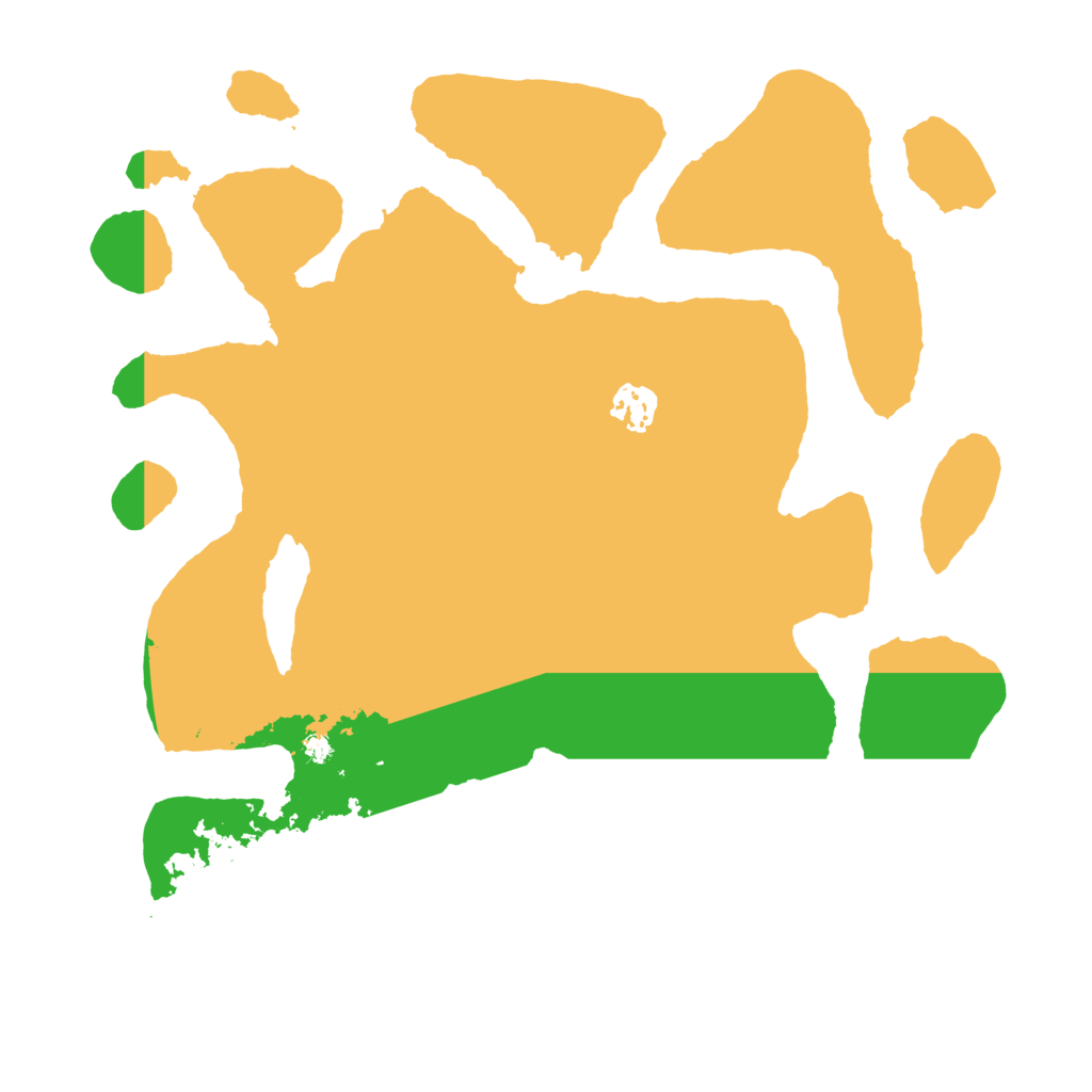 Biome Rust Map: Barren, Size: 3500, Seed: 74589585