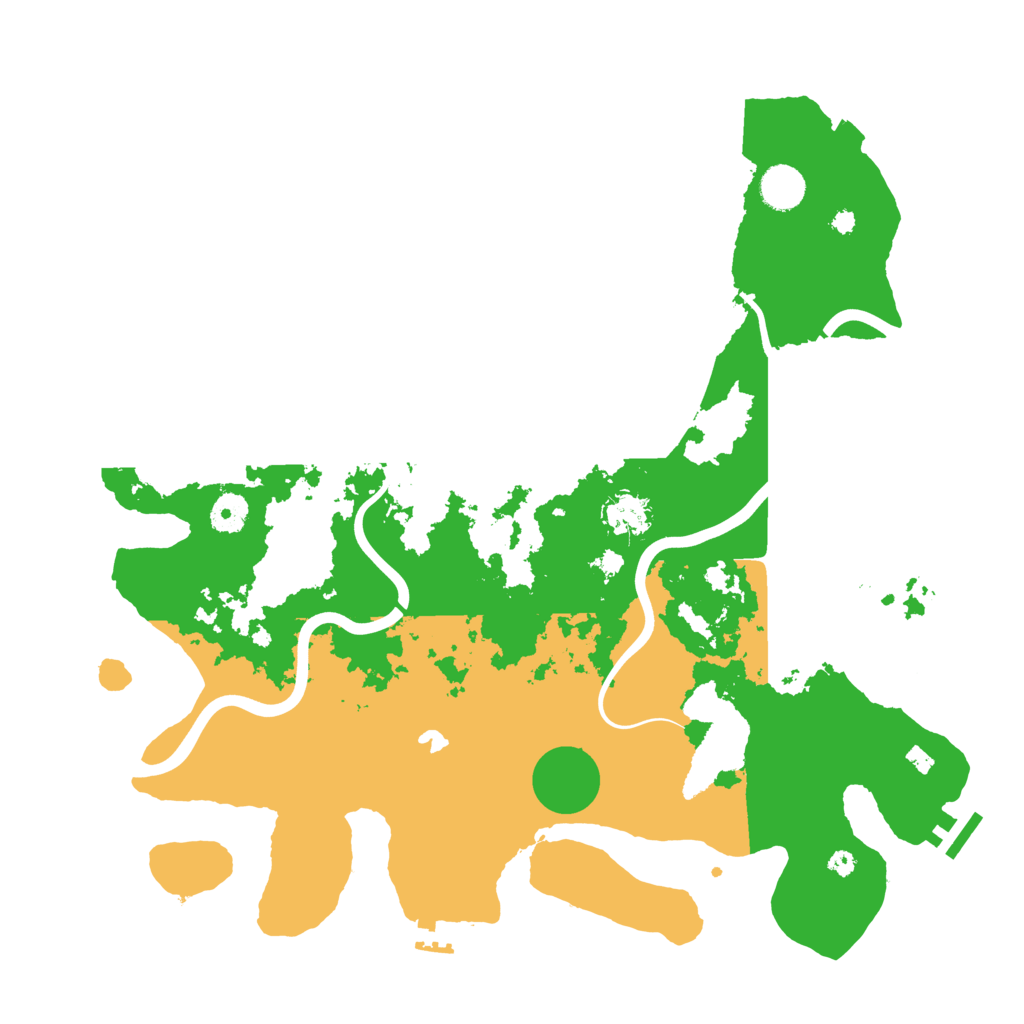 Biome Rust Map: Procedural Map, Size: 4000, Seed: 46410957