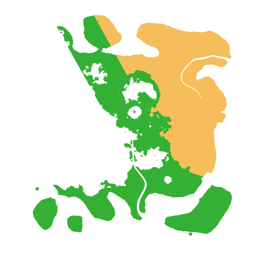 Biome Rust Map: Procedural Map, Size: 3000, Seed: 966351517