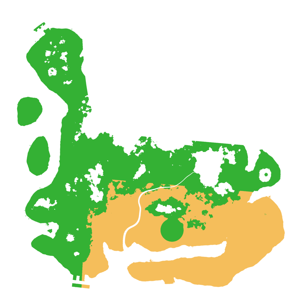 Biome Rust Map: Procedural Map, Size: 3500, Seed: 1703413001