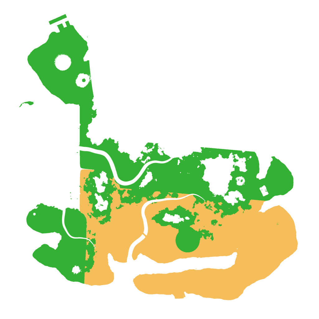 Biome Rust Map: Procedural Map, Size: 3500, Seed: 1703413001