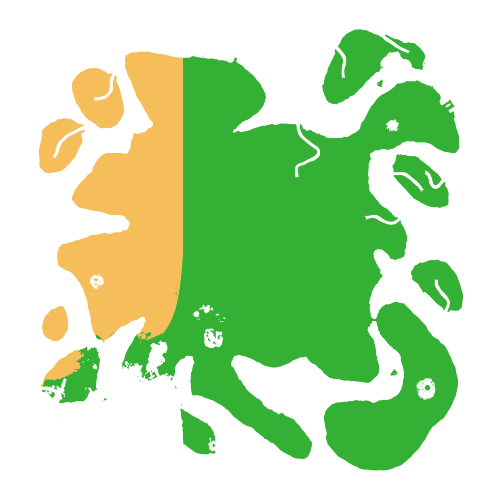 Biome Rust Map: Procedural Map, Size: 3800, Seed: 30