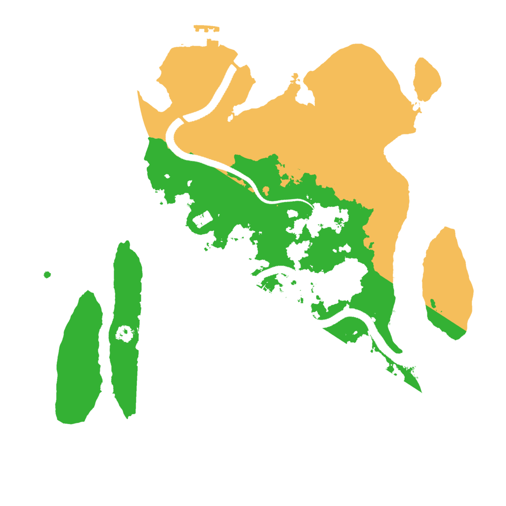 Biome Rust Map: Procedural Map, Size: 3000, Seed: 882849