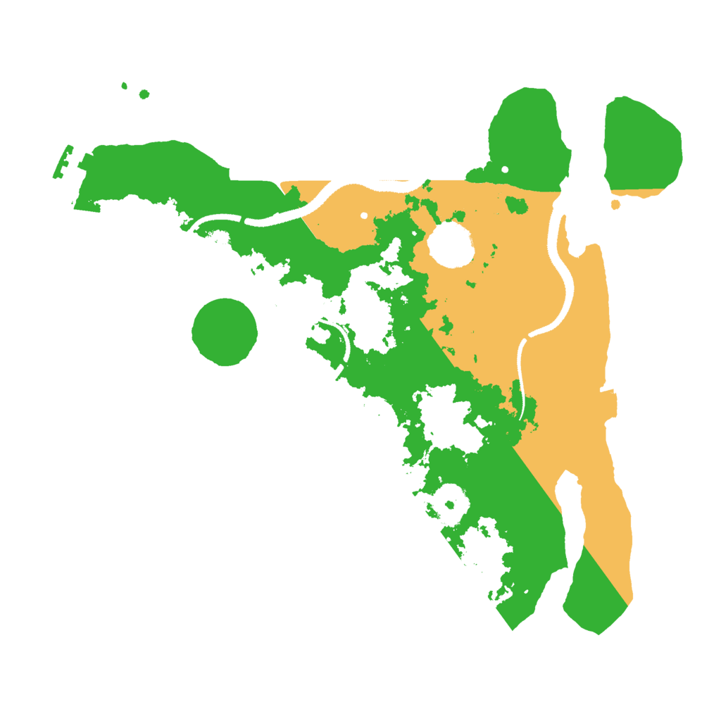 Biome Rust Map: Procedural Map, Size: 3000, Seed: 3032016