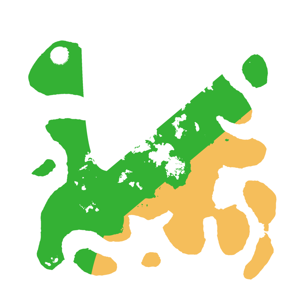 Biome Rust Map: Barren, Size: 3000, Seed: 278629