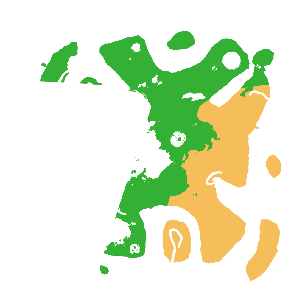 Biome Rust Map: Procedural Map, Size: 3000, Seed: 1568160300