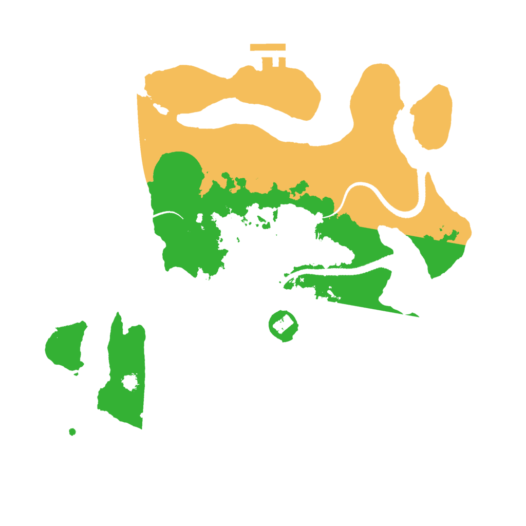 Biome Rust Map: Procedural Map, Size: 3000, Seed: 466280