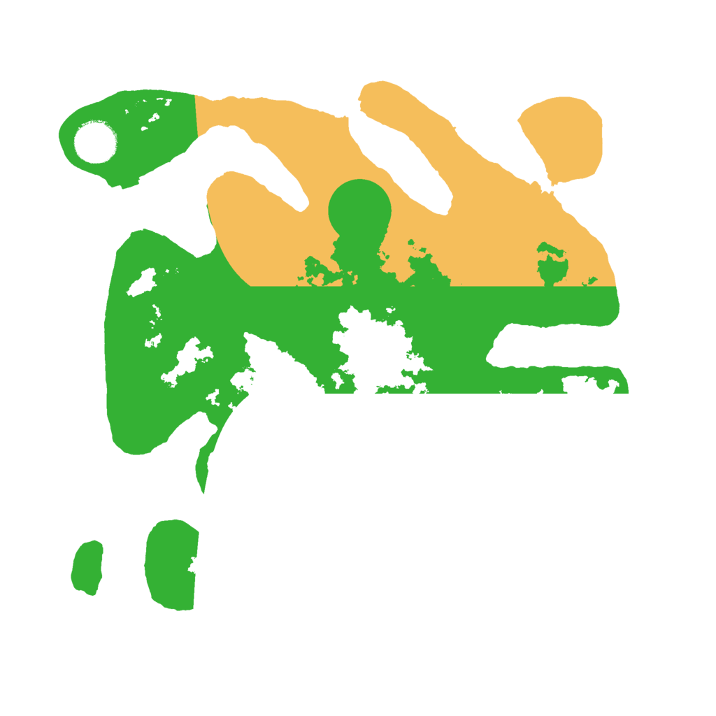 Biome Rust Map: Barren, Size: 3000, Seed: 391254