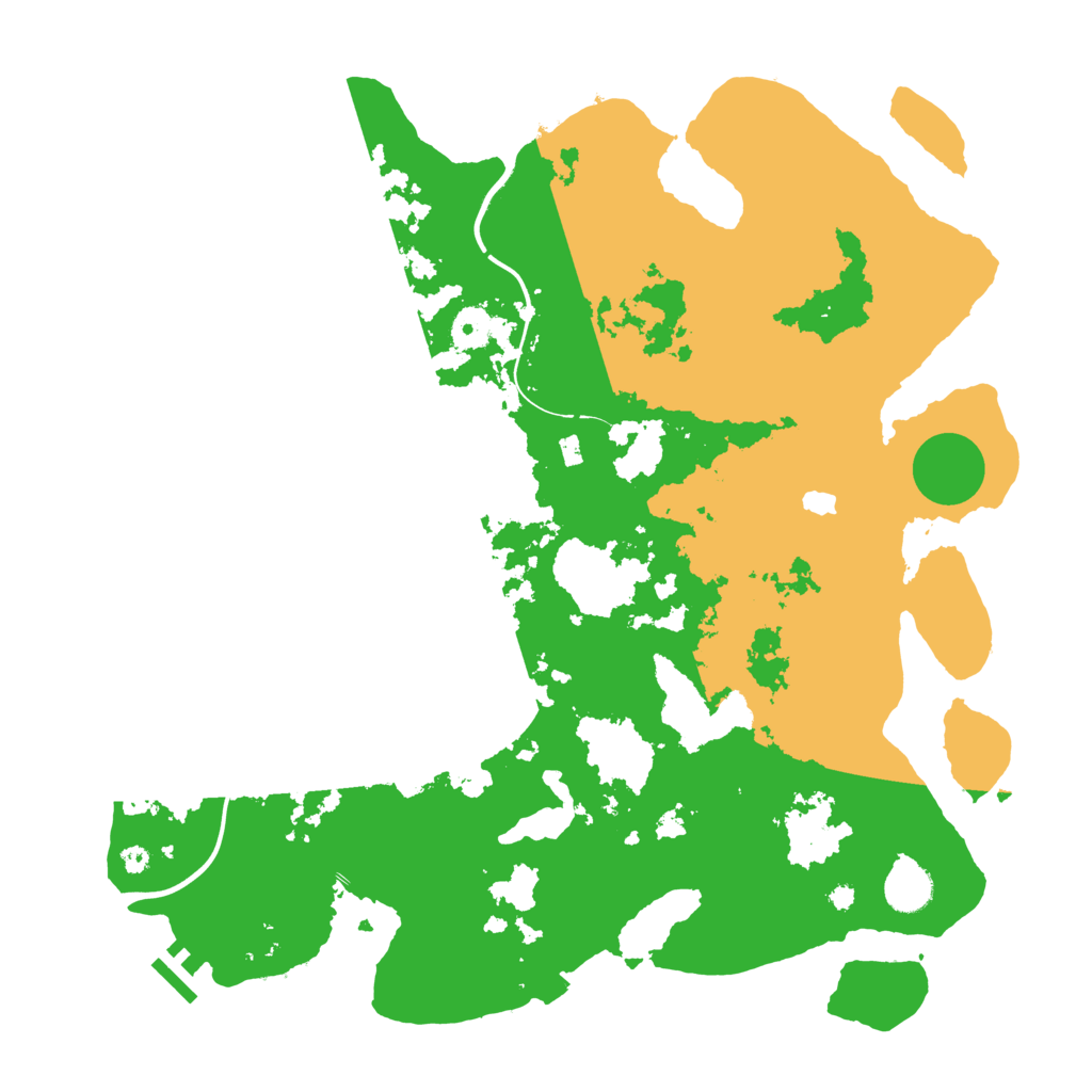 Biome Rust Map: Procedural Map, Size: 4000, Seed: 1255552289