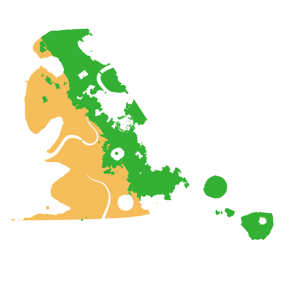 Biome Rust Map: Procedural Map, Size: 3500, Seed: 97173784