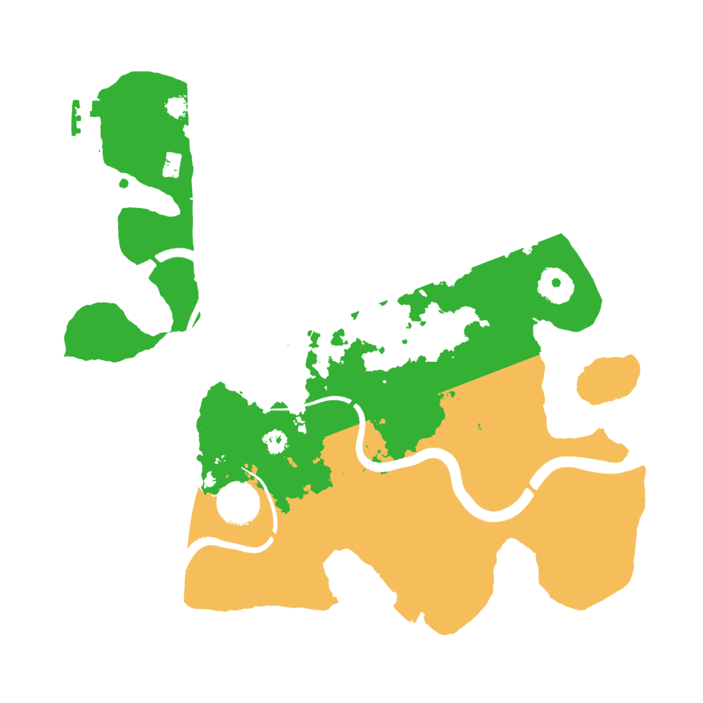 Biome Rust Map: Procedural Map, Size: 3000, Seed: 12345456