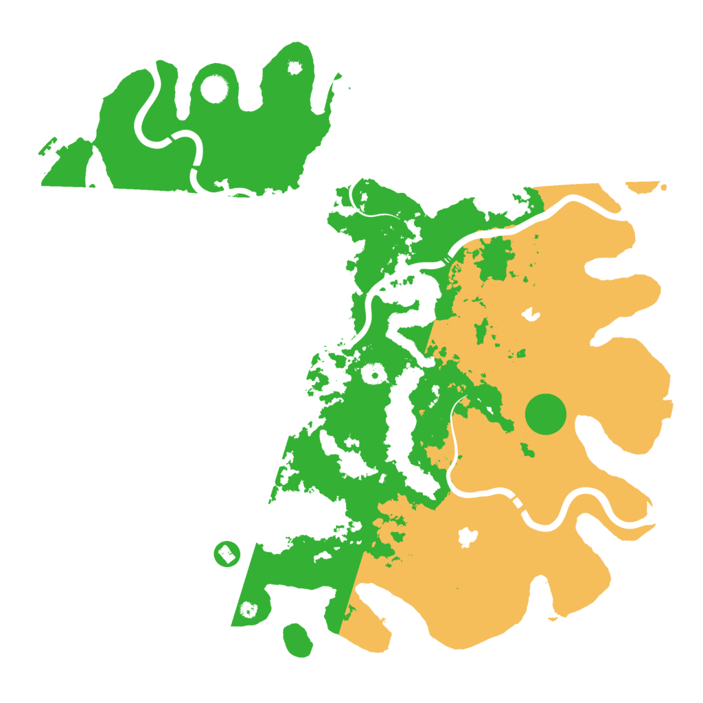 Biome Rust Map: Procedural Map, Size: 4500, Seed: 1809372200