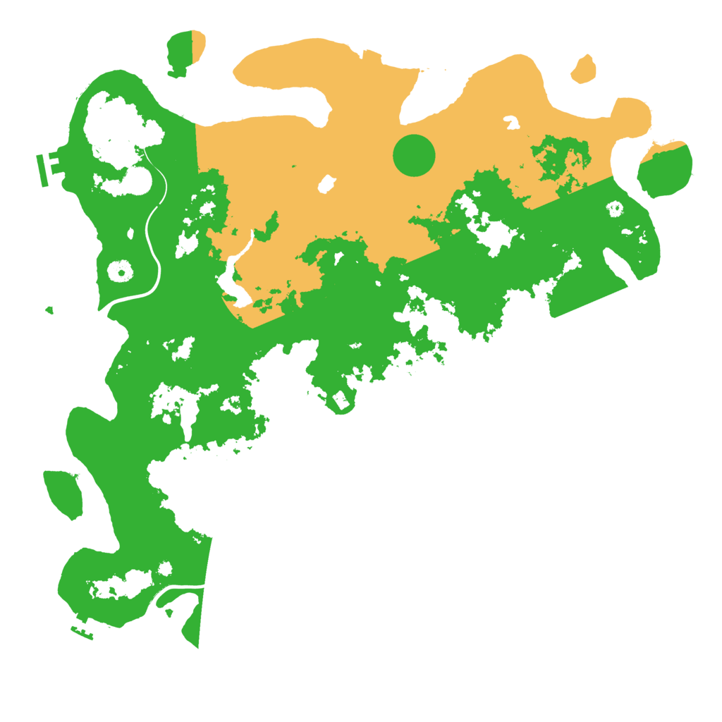 Biome Rust Map: Procedural Map, Size: 4500, Seed: 1332799128