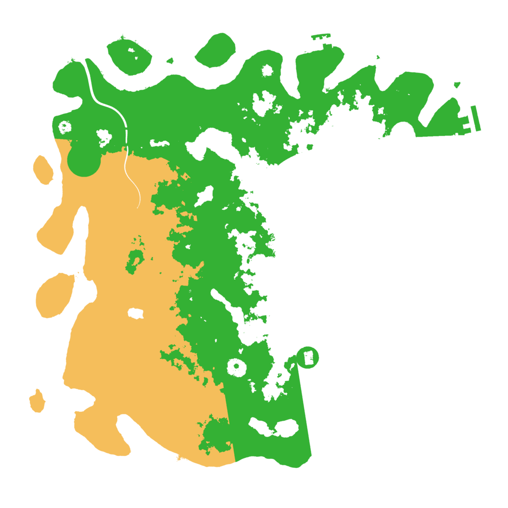 Biome Rust Map: Procedural Map, Size: 4000, Seed: 13254