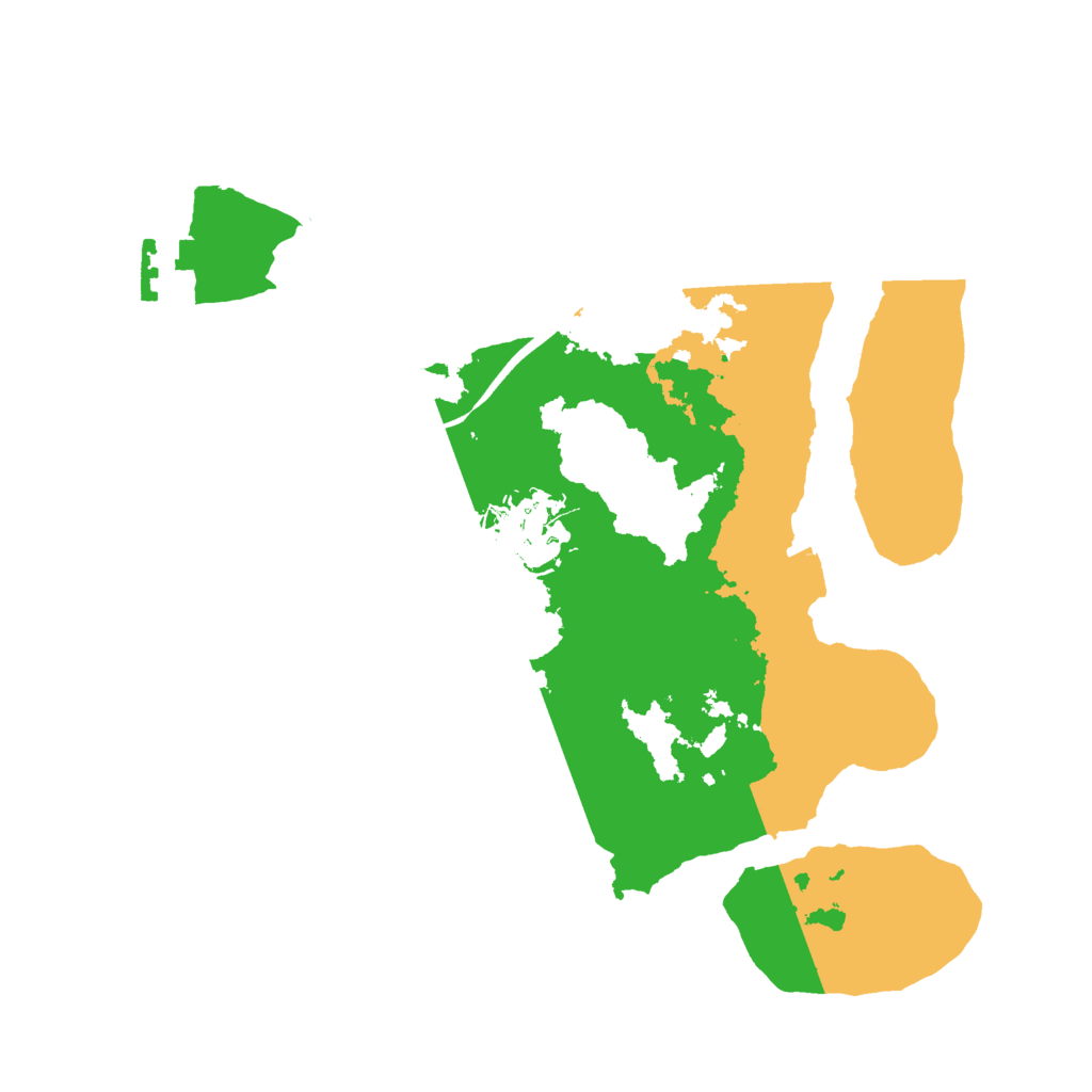 Biome Rust Map: Procedural Map, Size: 2500, Seed: 25367